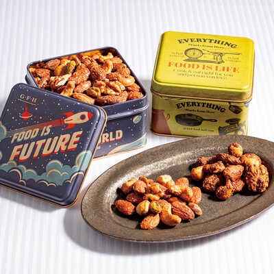 ローストナッツ スクエア缶セット