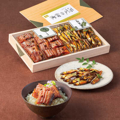 うなぎ茶漬と小鮎醤油煮詰合せ