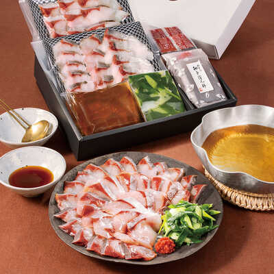 料亭のぶりしゃぶ鍋