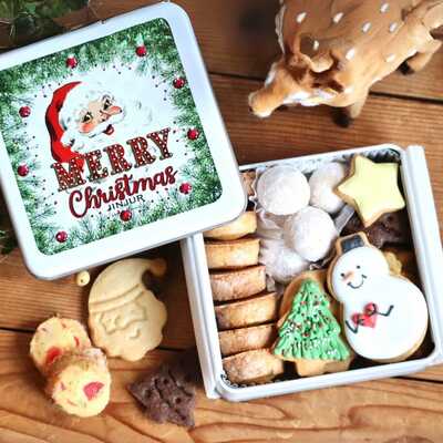 Ｘｍａｓのクッキー缶