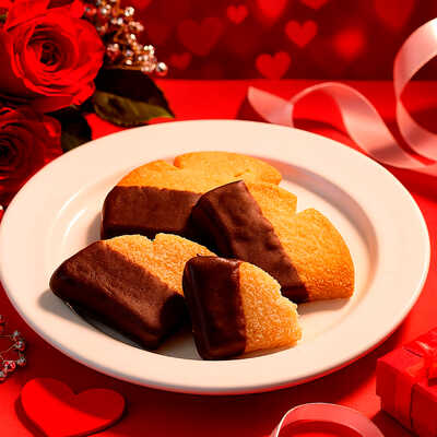 【バレンタイン】白金サブレ　８個（ショコラ）