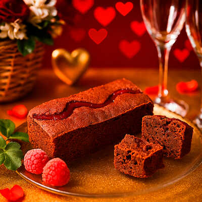 【バレンタイン】白金フルーツガトーショコラ（ストロベリー）