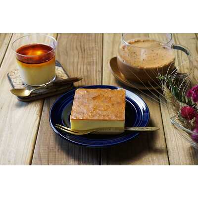 とろけるプリンとチーズケーキ