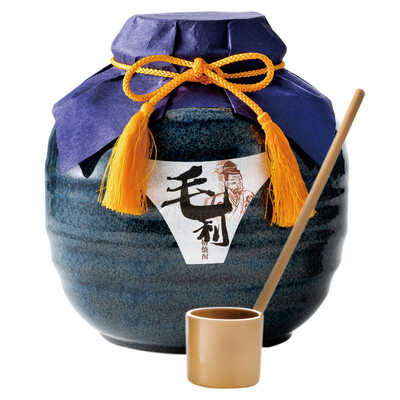 毛利あら濾過　むぎ焼酎　甕