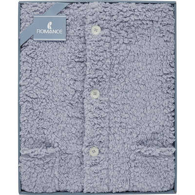 着る毛布（ショート丈）　ライトグレー　Ｍ