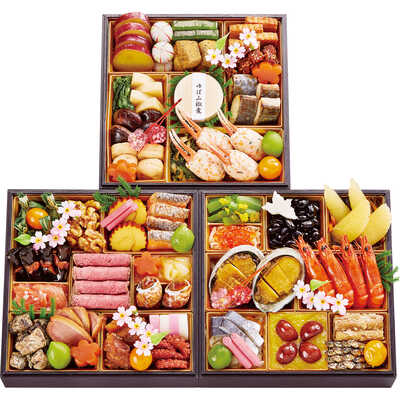 厳選おせちＫ　和風　三段（４人用）