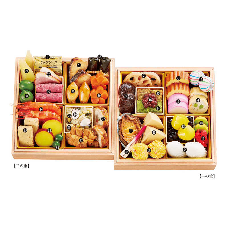 松坂屋名古屋店｜厳選おせちS 和風 二段（2人用）｜大丸松坂屋