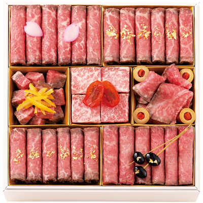 松阪牛ローストビーフ食べ比べ　一段（３～４人用）