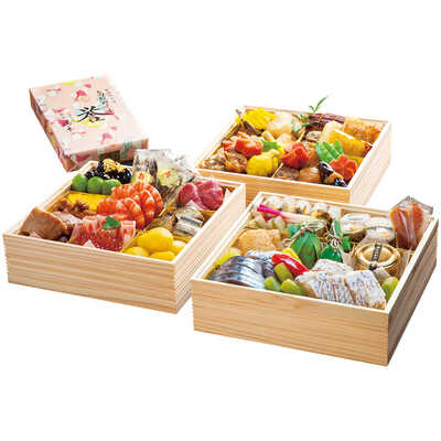 和風　三段『極』（明太子「誉」２００ｇ付）（４～５人用）