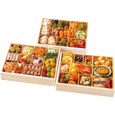 和・洋・中華風　三段（３～４人用）