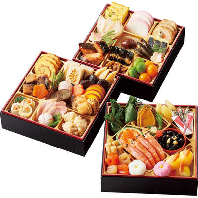 和風　三段（３～４人用）