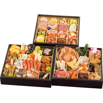 和・洋風　三段（４～５人用）