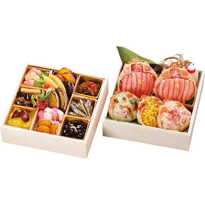 蟹づくしおせち　二段（２～３人用）