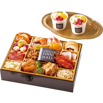 洋風オードブル　一段＆パフェアイス２食付（２人用）