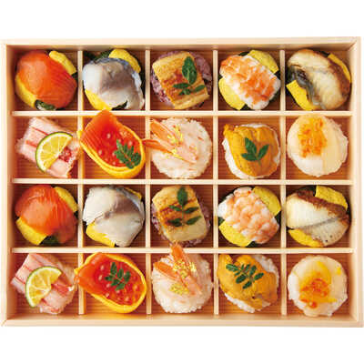 はれやか贅沢手鞠わさび葉寿し（３～４人用）