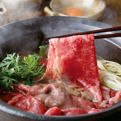 松阪牛すき焼き鍋（野菜付き）（４人前）