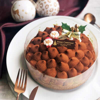 クリスマス限定大人のチョコバナナタルト