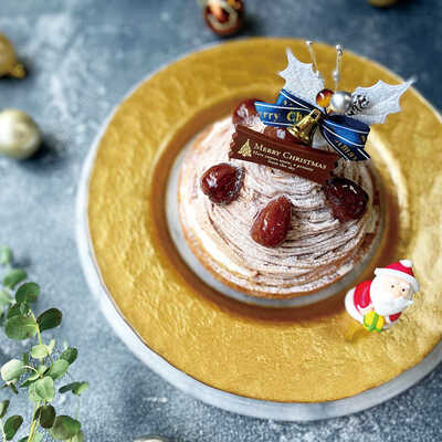 クリスマス限定モンブランチーズタルト