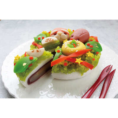 京のクリスマス和菓子ケーキ