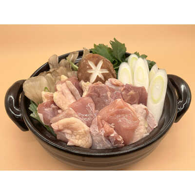 比内地鶏≪火内鶏≫比内地鶏の双味鍋