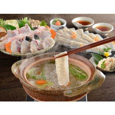 とらふくすき身しゃぶしゃぶ・ふくちり鍋セット