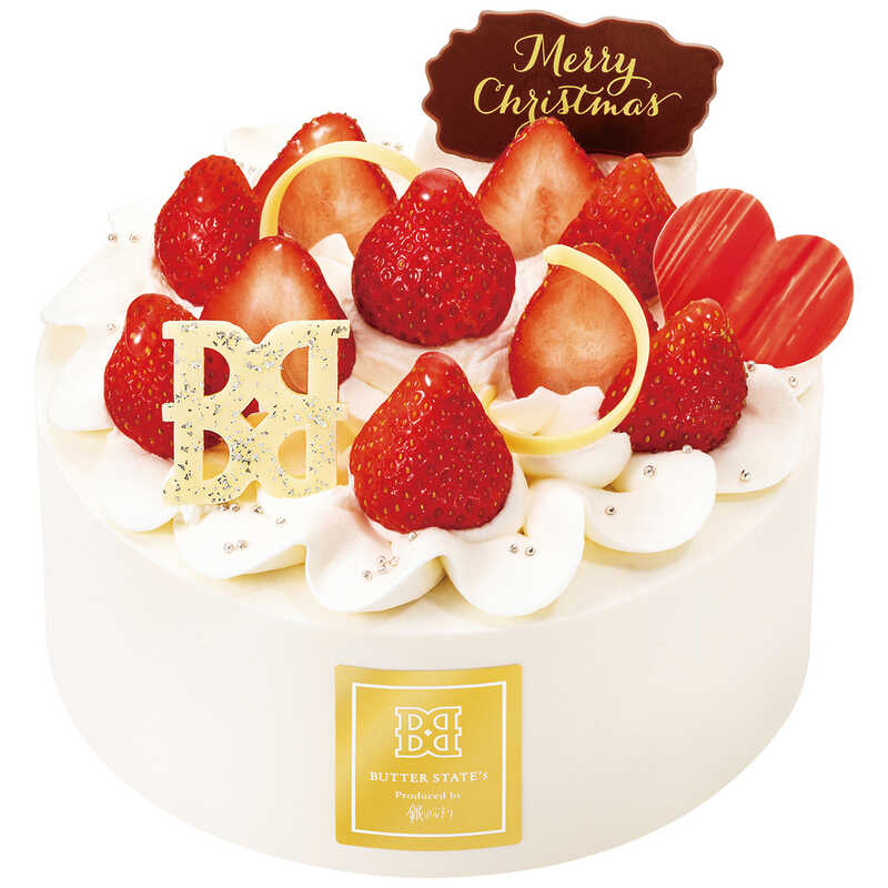 【クリスマスケーキ】バターステイツ by銀のぶどう 【大丸東京店店頭受取ケーキ】ストロベリーノエル 5号 【クリスマスケーキ】バターステイツ by銀のぶどう 【大丸東京店店頭受取ケーキ】ストロベリーノエル 5号