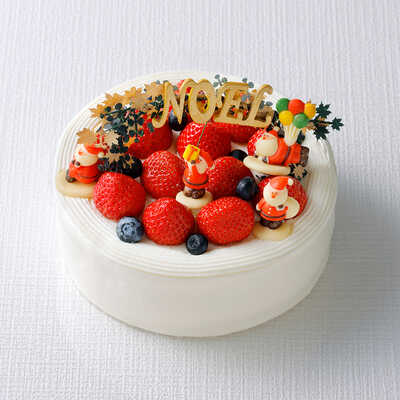 【大丸札幌店店頭受取ケーキ１２月２５日受取り】苺とベリーとサンタのＸｍａｓ