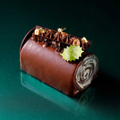 【大丸札幌店店頭受取ケーキ１２月２４日受取り】ブッシュ　ド　ノエル　－ショコラヴァニーユ－