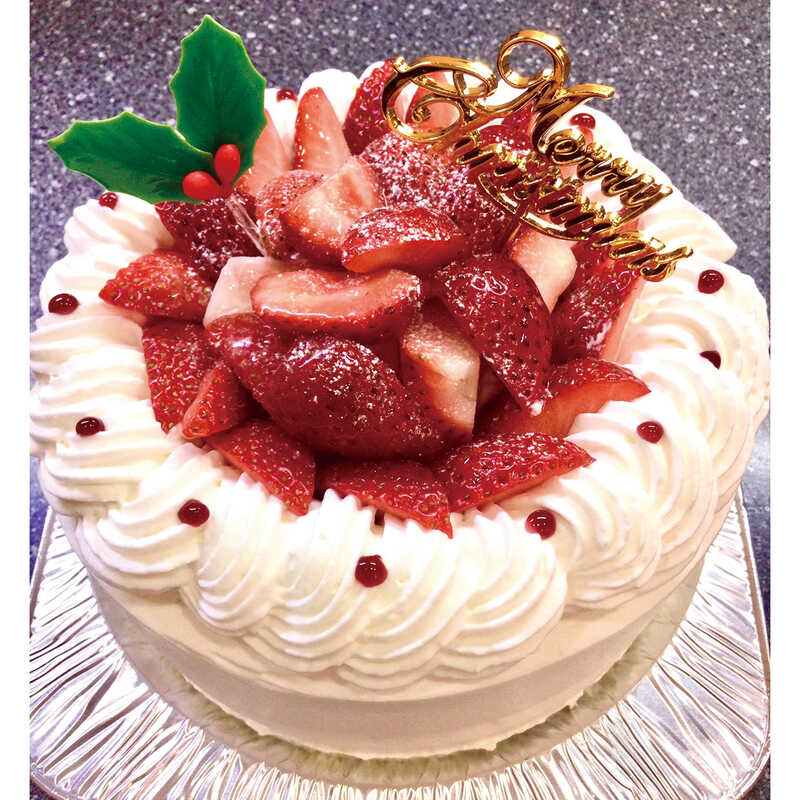【クリスマスケーキ】柴又コシジ洋菓子 生クリームふんだん苺のデコレーションケーキ4号 【クリスマスケーキ】柴又コシジ洋菓子 生クリームふんだん苺のデコレーションケーキ4号