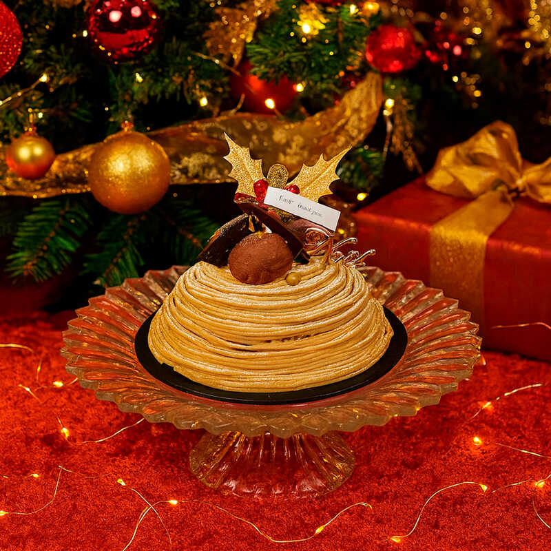 【クリスマスケーキ】shirokane sweets TOKYO 皇室献上栗 山江栗のモンブラン 5号 クリスマススタイル 4571593264552 【クリスマスケーキ】shirokane sweets TOKYO 皇室献上栗 山江栗のモンブラン 5号 クリスマススタイル 4571593264552