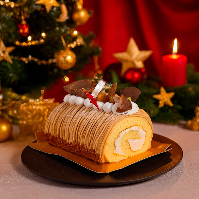 【クリスマスケーキ】shirokane sweets TOKYO 皇室献上栗 山江栗の白金ブッシュドノエル 4571593267782 【クリスマスケーキ】shirokane sweets TOKYO 皇室献上栗 山江栗の白金ブッシュドノエル 4571593267782