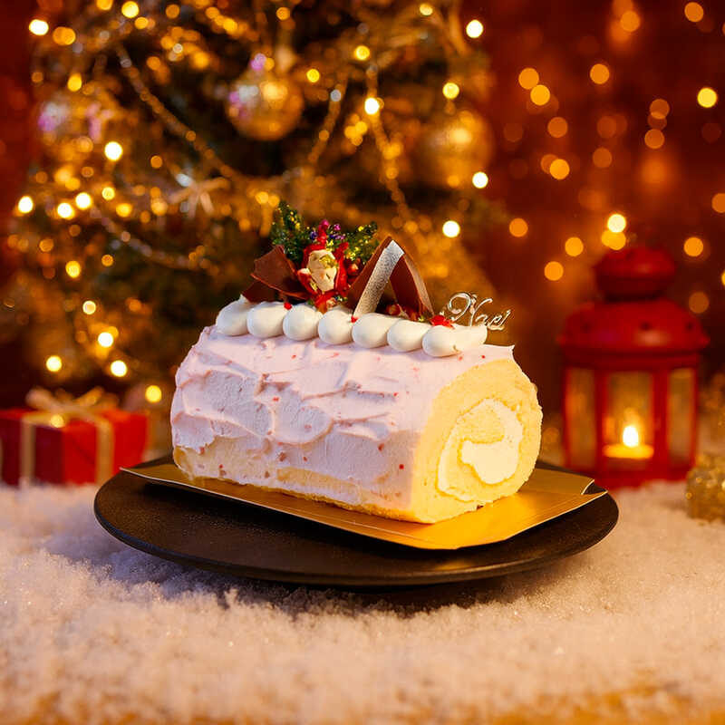 【クリスマスケーキ】shirokane sweets TOKYO 白金プレミアムジャージーブッシュドノエル(苺) 4571593268314 【クリスマスケーキ】shirokane sweets TOKYO 白金プレミアムジャージーブッシュドノエル(苺) 4571593268314