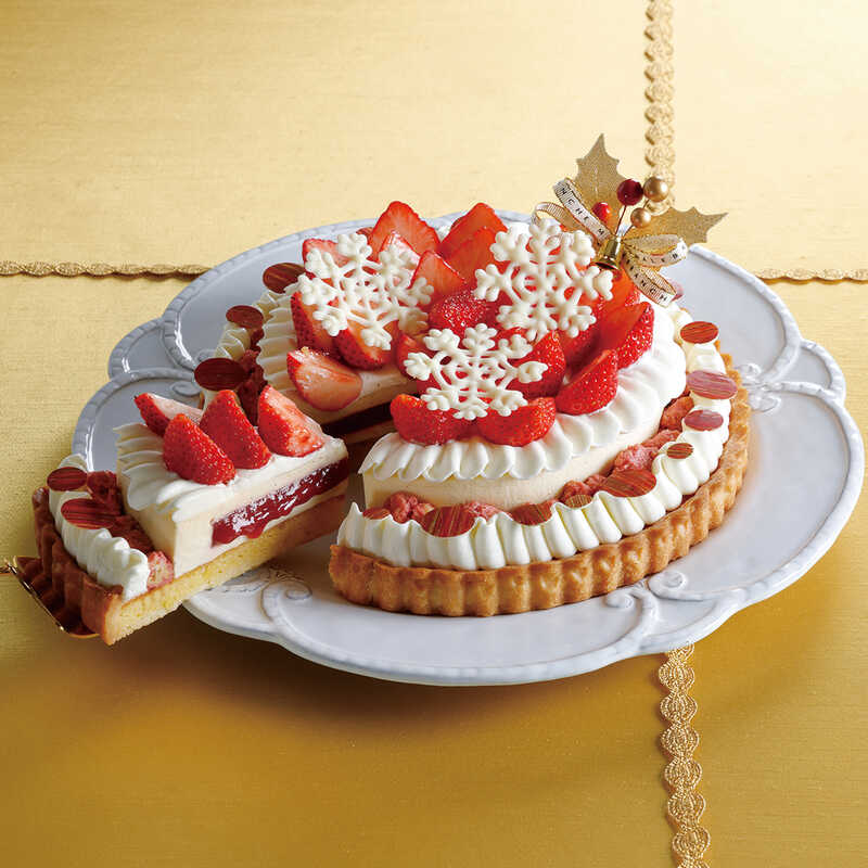 【クリスマスケーキ】マールブランシュ 【大丸京都店店頭受取ケーキ】苺づくしのパーティータルト 【クリスマスケーキ】マールブランシュ 【大丸京都店店頭受取ケーキ】苺づくしのパーティータルト