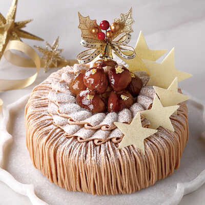 【大丸京都店店頭受取ケーキ】クリスマス・モンブランロワイヤル