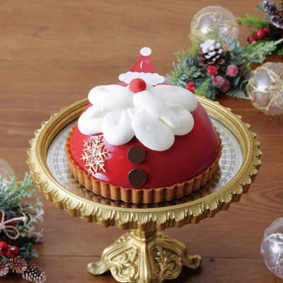 【大丸神戸店店頭受取ケーキ】いちごのサンタドーム