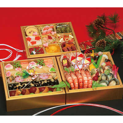 料亭金鍋おせち三段重（４～５人用）