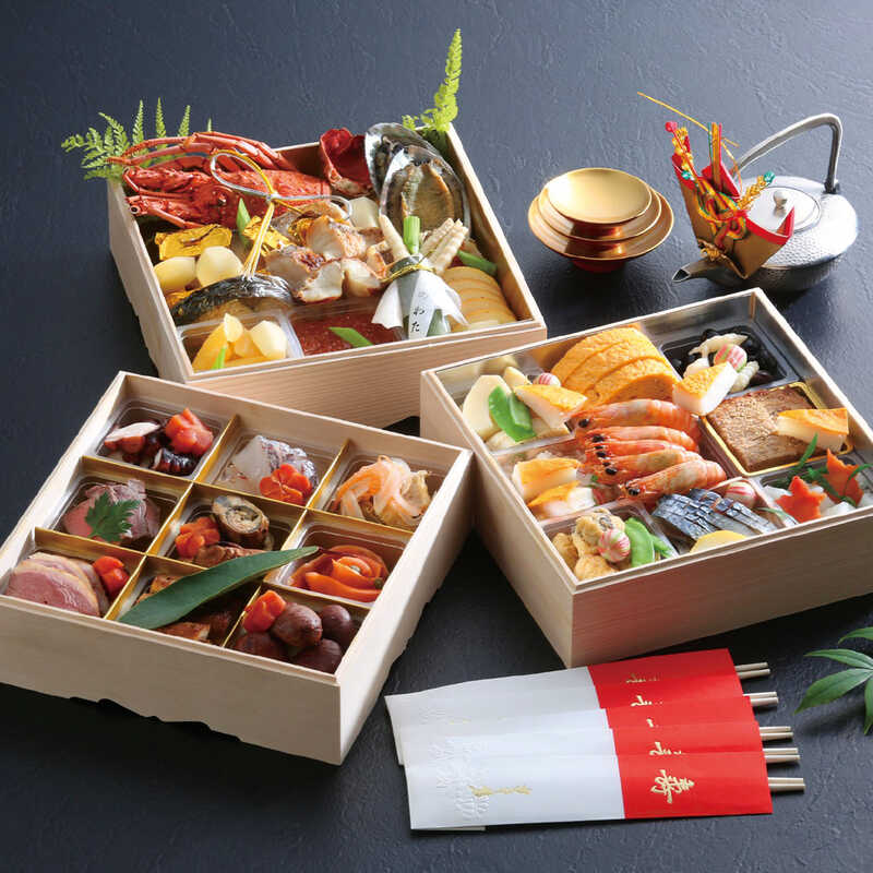 【おせち料理】古串屋 松 三段重(5~6人用) 【おせち料理】古串屋 松 三段重(5~6人用)