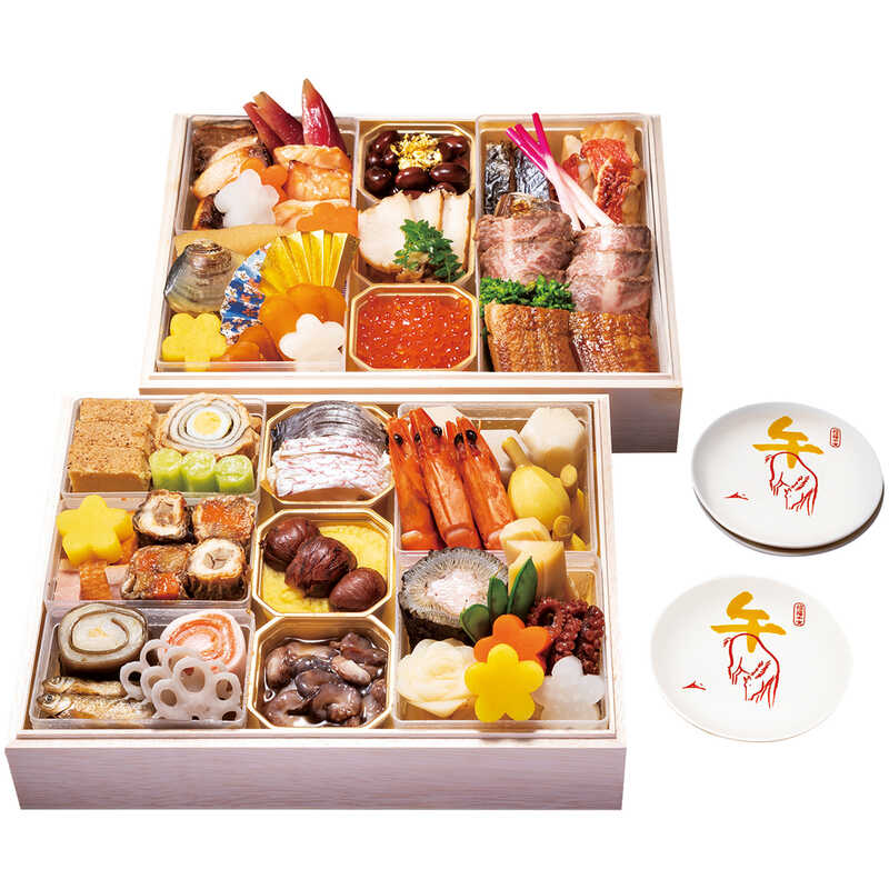 【おせち料理】京料理 はり清 和風 吉祥来福 二段(3人用) 【おせち料理】京料理 はり清 和風 吉祥来福 二段(3人用)