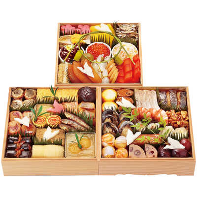 和風　三段（３～４人用）