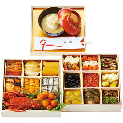 和風　二段（京風白味噌雑煮付）（５人用）