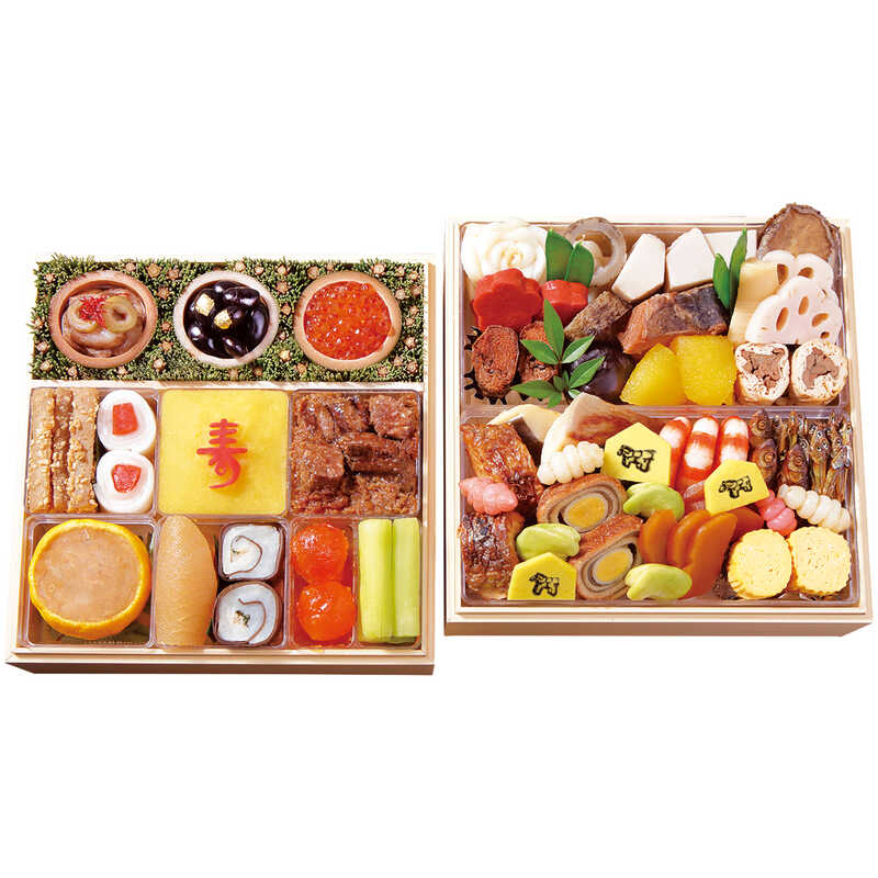【おせち料理】京料理 ちもと 和風 二段(3人用) 【おせち料理】京料理 ちもと 和風 二段(3人用)