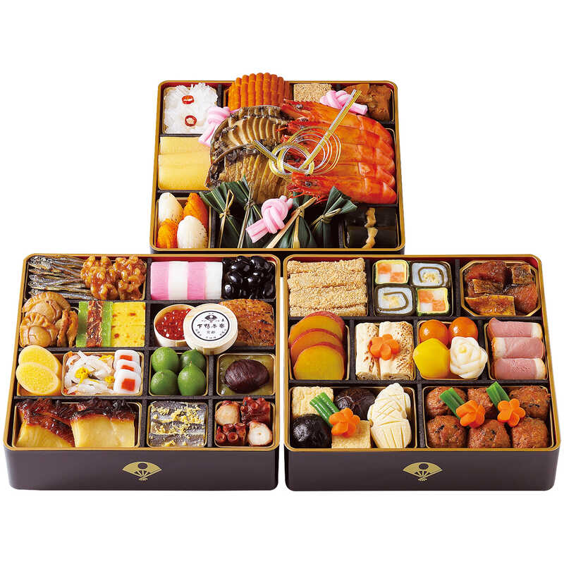 【おせち料理】京都 下鴨茶寮 和風 三段(4人用)