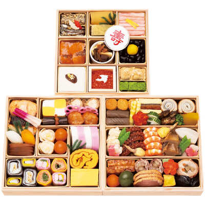 和風　三段（４人用）