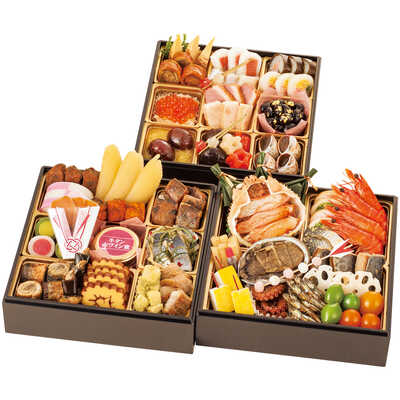 和風　三段（３～４人用）