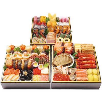 和風　三段（３～４人用）