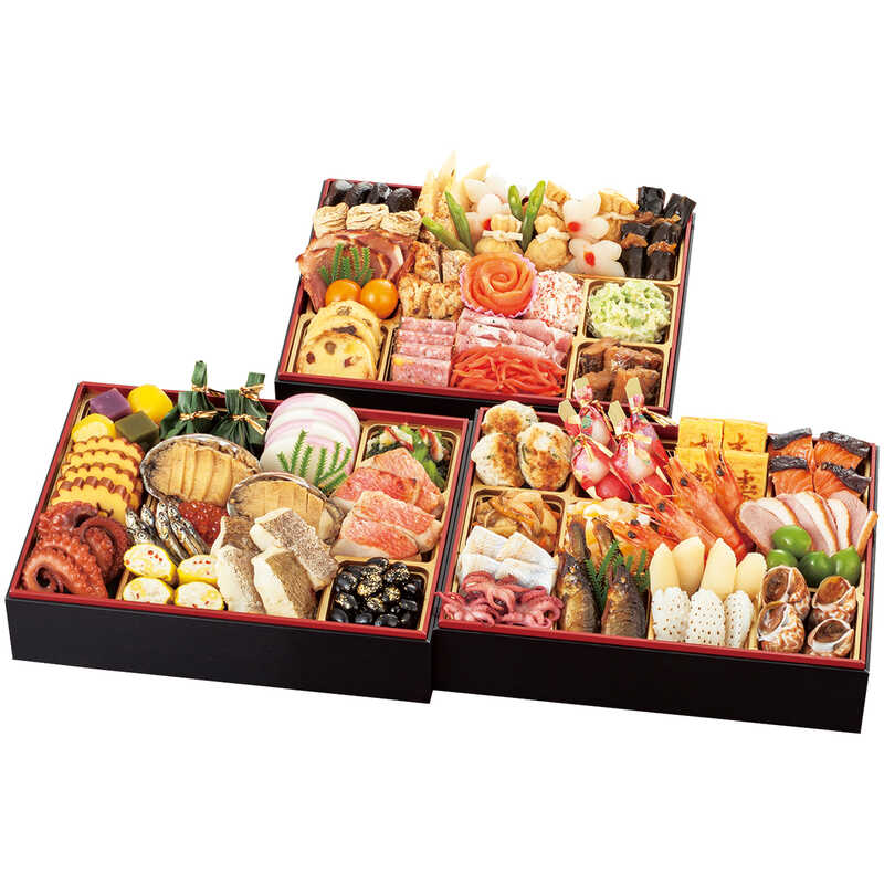 【おせち料理】京都・大原 料理旅館 芹生 和風 三段(3~4人用) 【おせち料理】京都・大原 料理旅館 芹生 和風 三段(3~4人用)