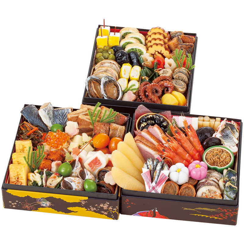 【おせち料理】京都・嵐山 渡月亭 和風 三段(3~4人用) 【おせち料理】京都・嵐山 渡月亭 和風 三段(3~4人用)