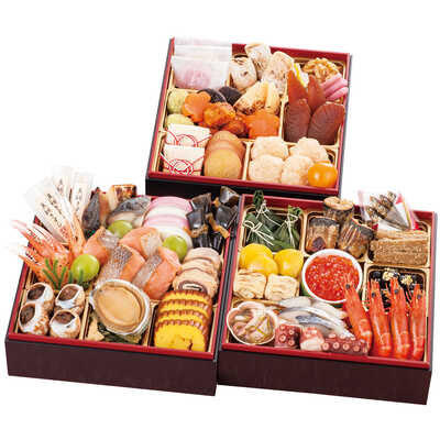 和風　三段（３～４人用）