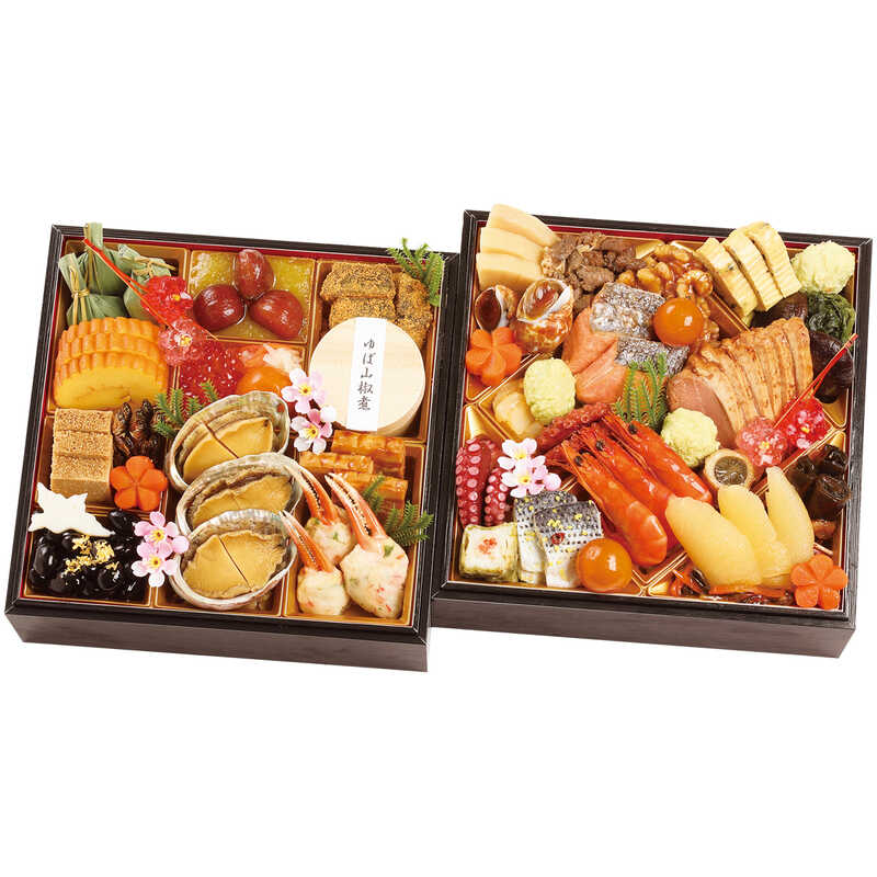 【おせち料理】京都 雨月茶屋 和風 二段(2~3人用) 【おせち料理】京都 雨月茶屋 和風 二段(2~3人用)
