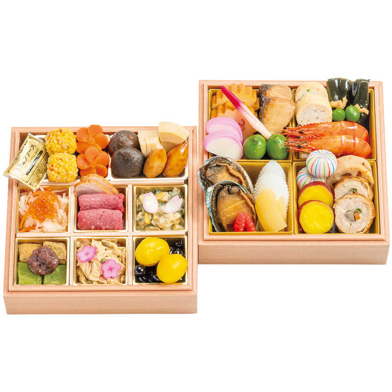 【おせち料理】京料理 岡庄 和風 二段(2人用)